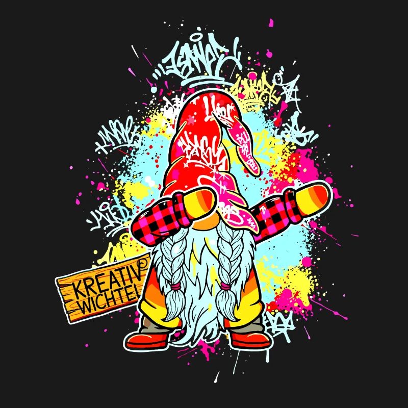 GNOME CRÉATIF Dab Graffiti Artiste XMas