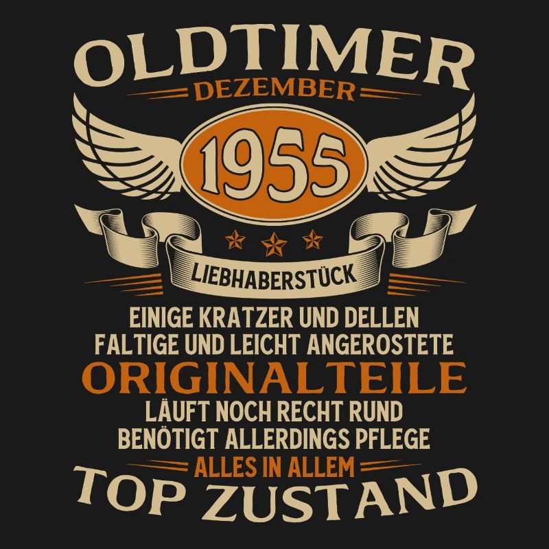 70. Geburtstag Geschenk Oldtimer Dezember 1955