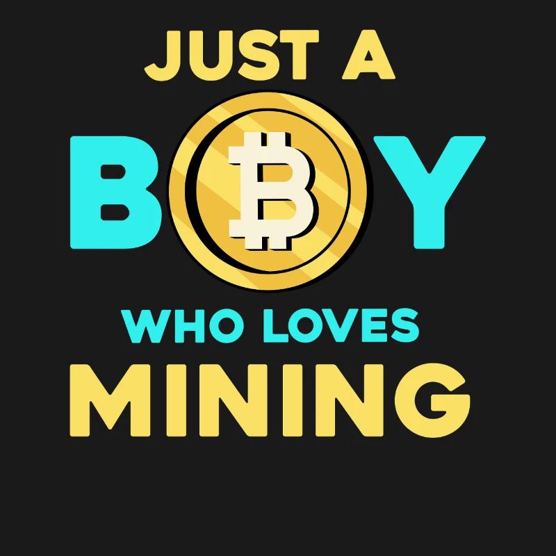 Krypto Mining Junge – Bitcoin Leidenschaft