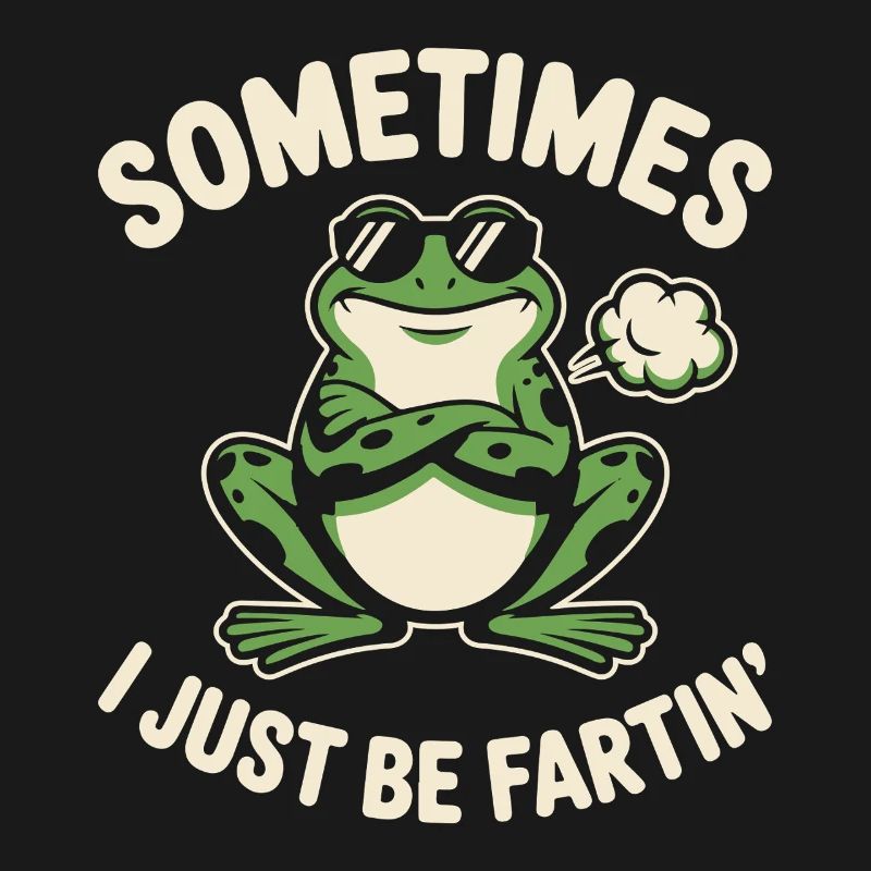 Manchmal bin ich einfach nur ein Furzfrosch