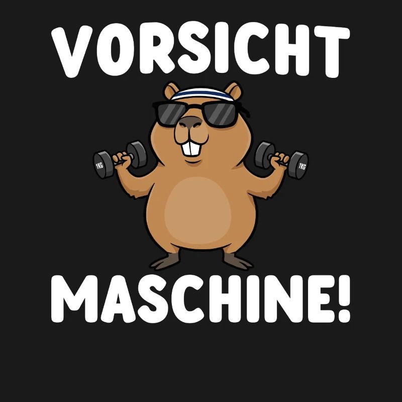 Fitness Caution Machine - Capybara Workout