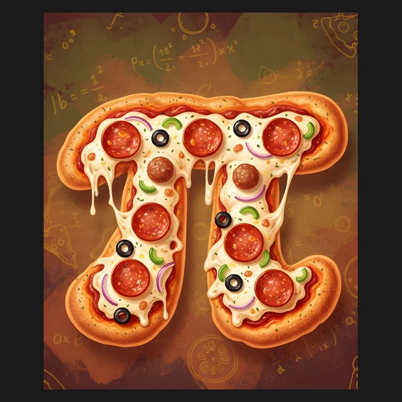 Pizza forme de pi