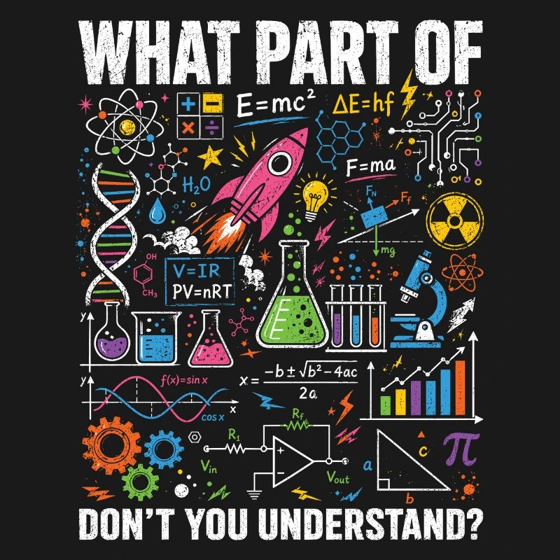 Physics Math Science Saying Shirt