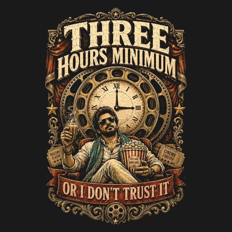Bollywood Three Hours Minimum Or I Dont Trust It