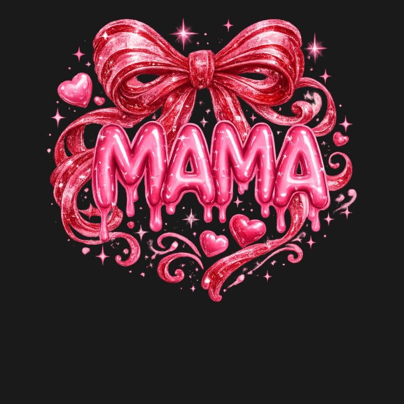 Mama Glitter Leopard Blumen Muttertag Geschenk 