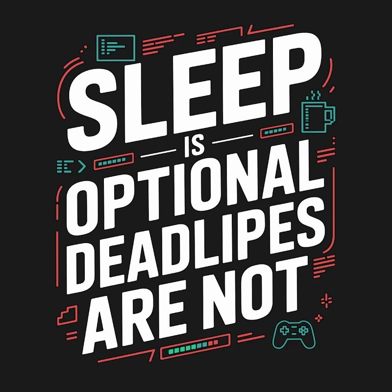 Game Developer Sleep Is Optional Game Programmer
