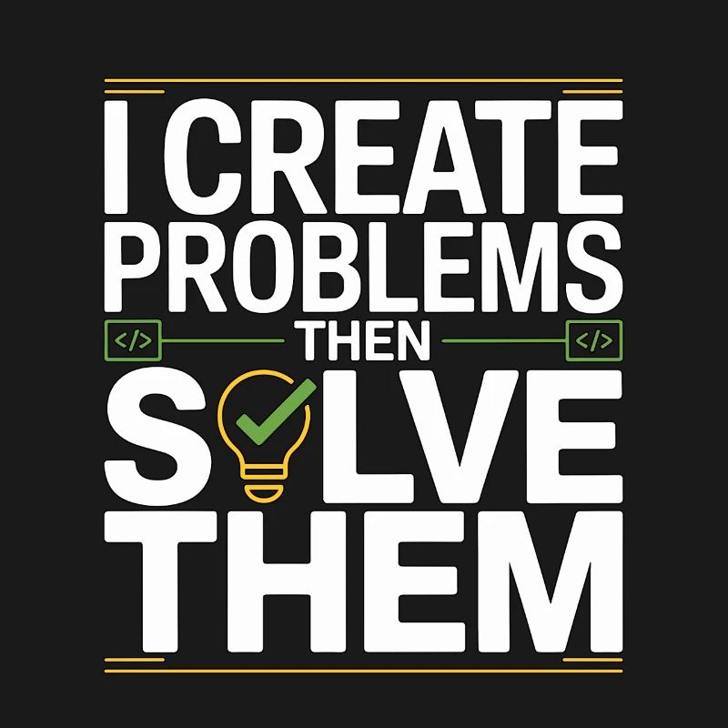 Game Developer I Create Problems Then Game Coder
