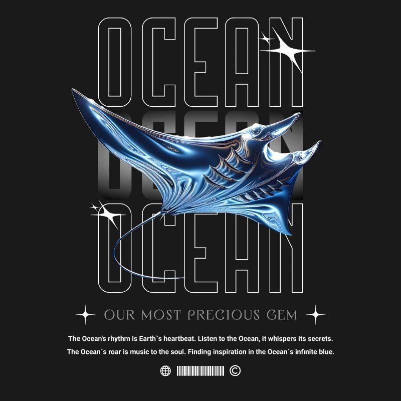 Ocean Manta Kostbarer Schatz