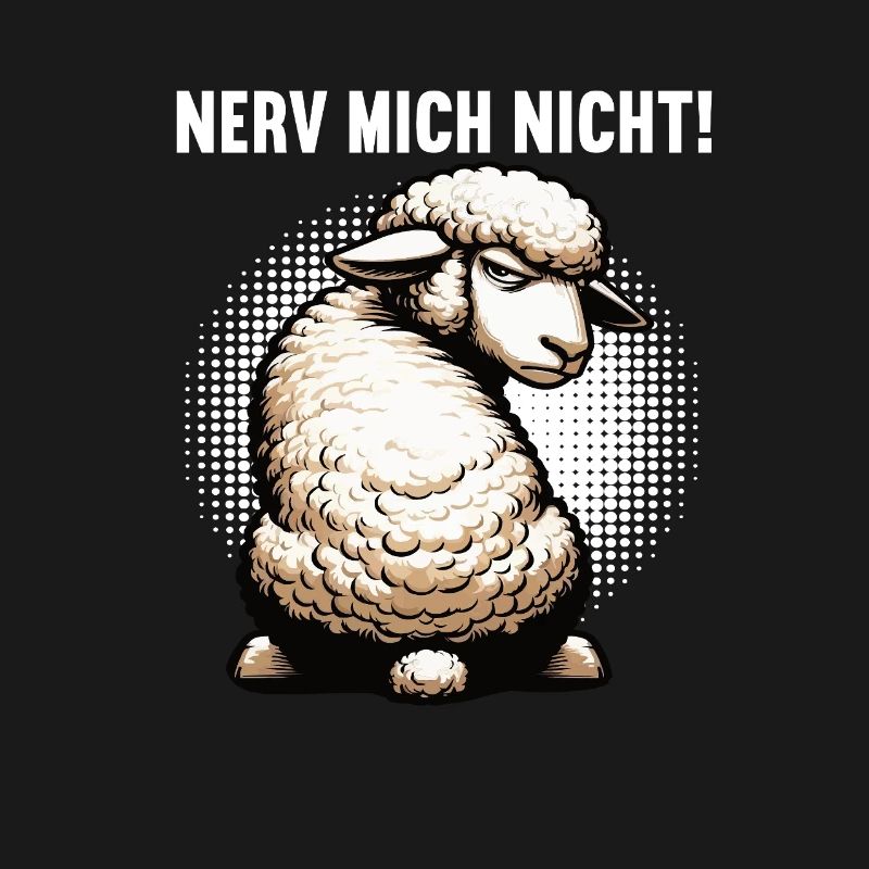 Nerv Mich Nicht Schaf Schafe Schäfer Schafhalter 