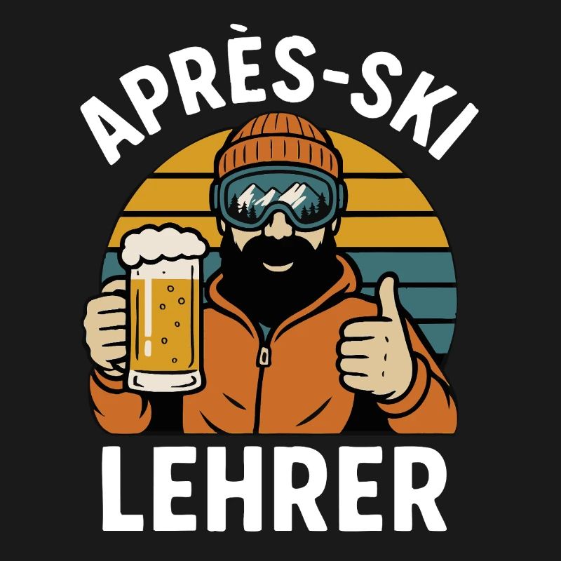 Après-Ski Instructor – Funny Ski Instructor Saying