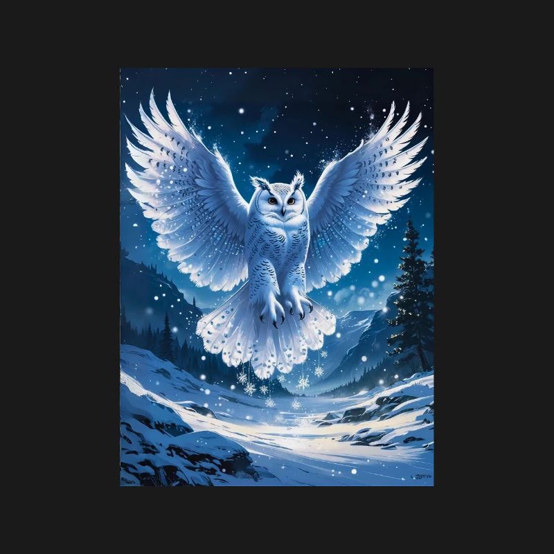 Schnee-Eule