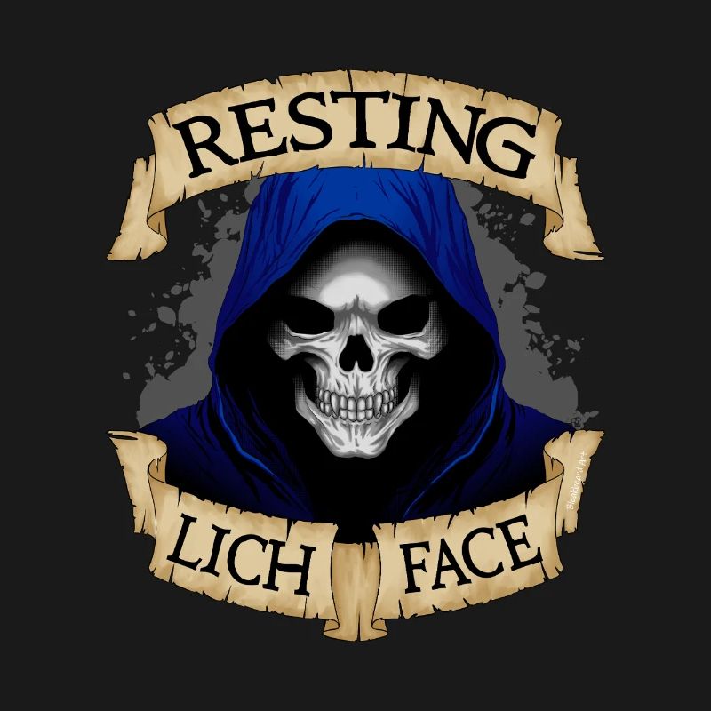 Resting Lich Face