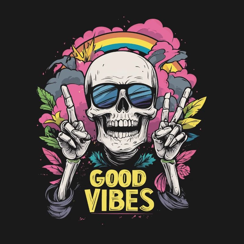 Skull Regenbogen