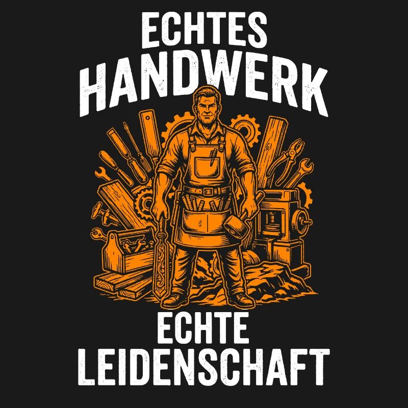 Echtes Handwerk Echte Leidenschaft Handwerker