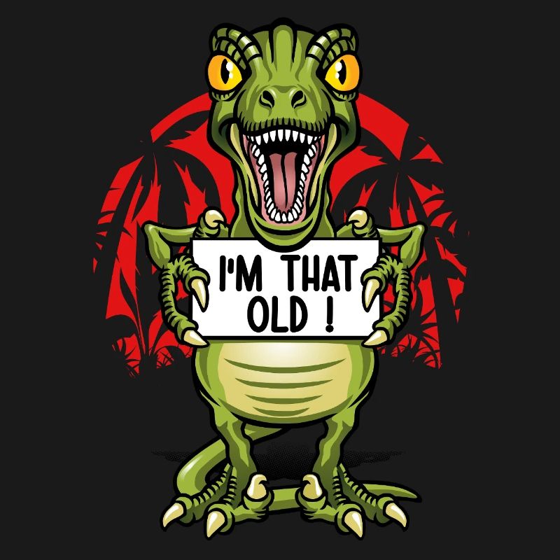 Ich bin ein alter Dinosaurier