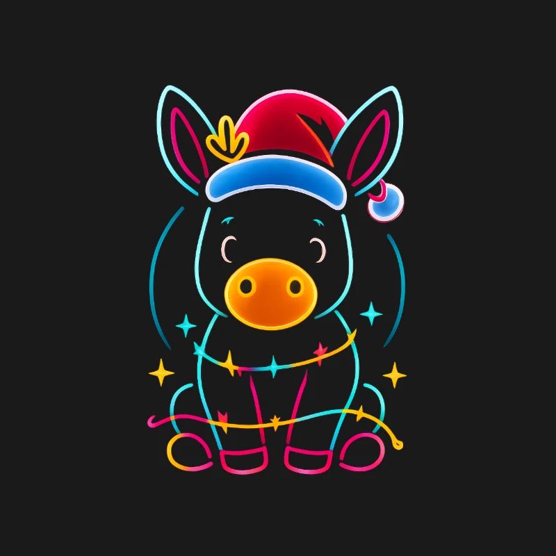 Esel Elfe Weihnachten Lustig Geschenk