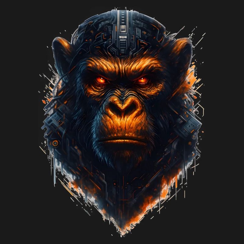 Cyberpunk Monkey