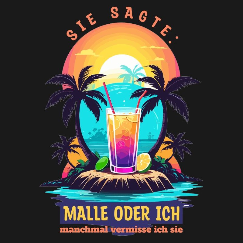 Sie sagte. Malle oder ich