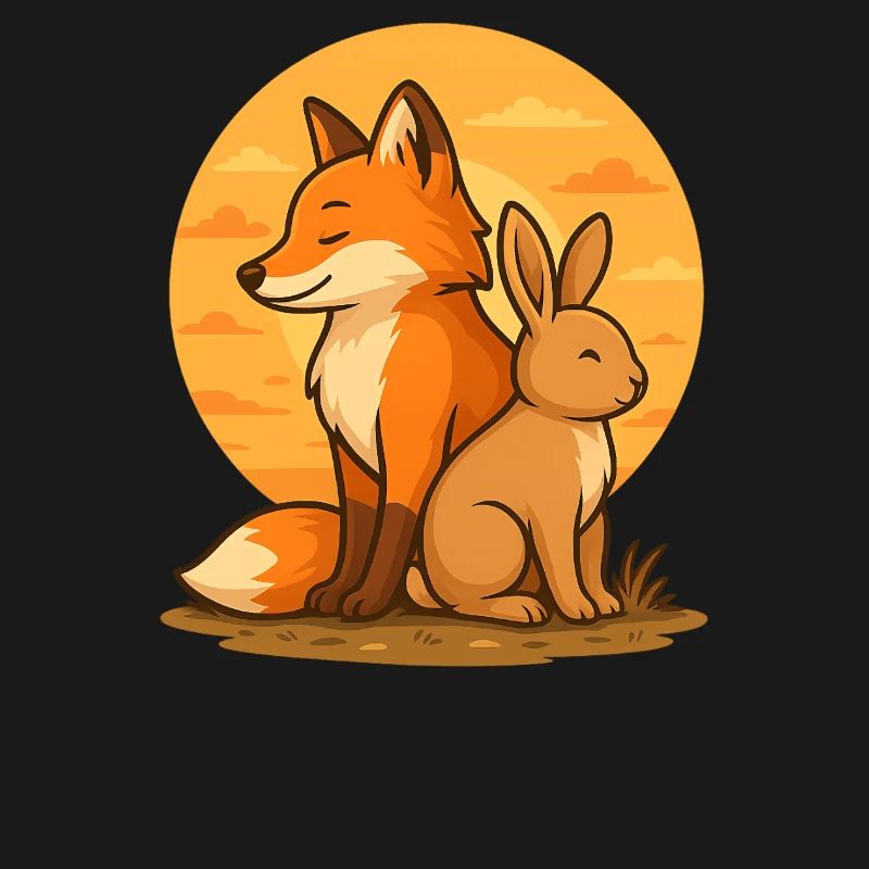 Fox and Rabbit