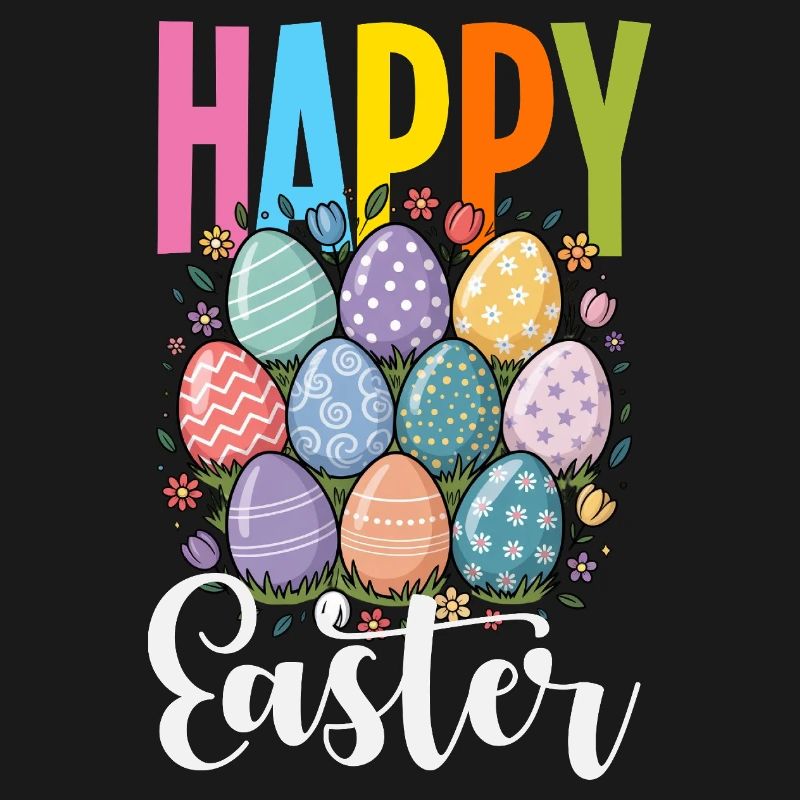 Happy Easter Sweet Easter Bunny Egg Hunt Easter Eggs