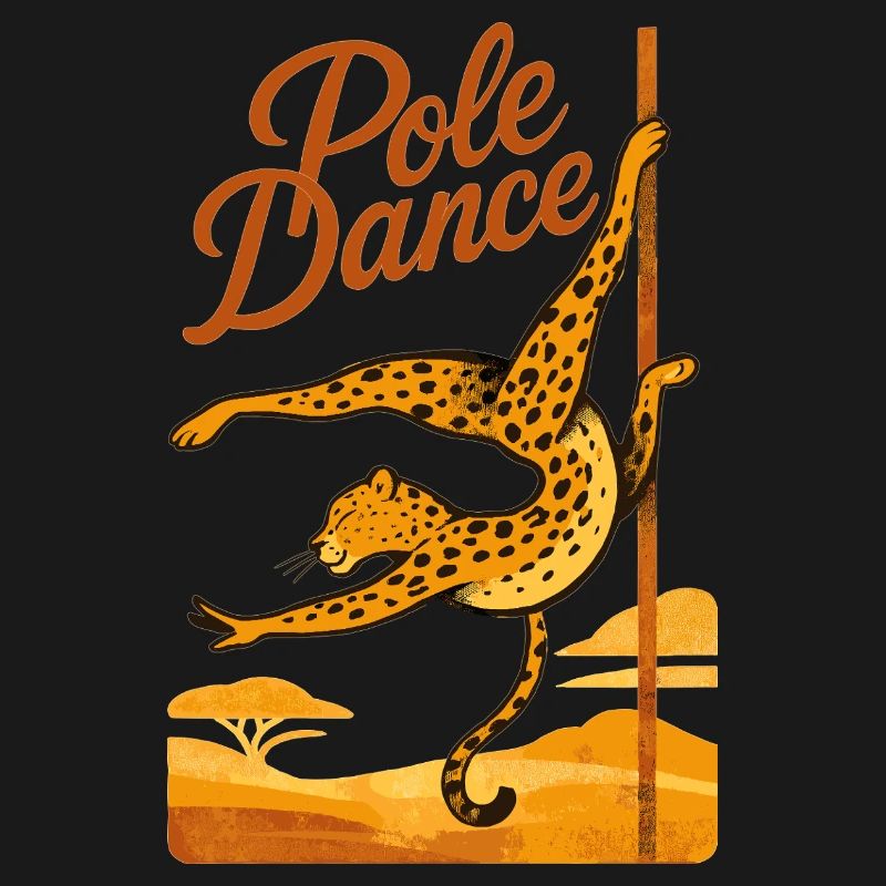 Pole Dance Leopard Pole Dancer Gift