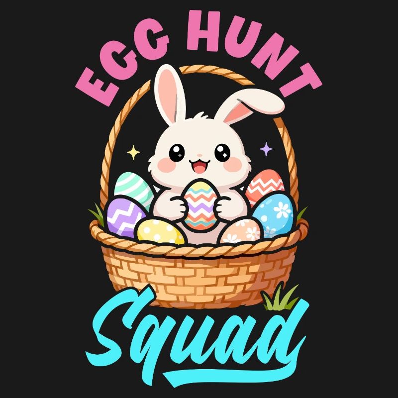 Happy Easter Sweet Easter Bunny Egg Hunt Easter Eggs