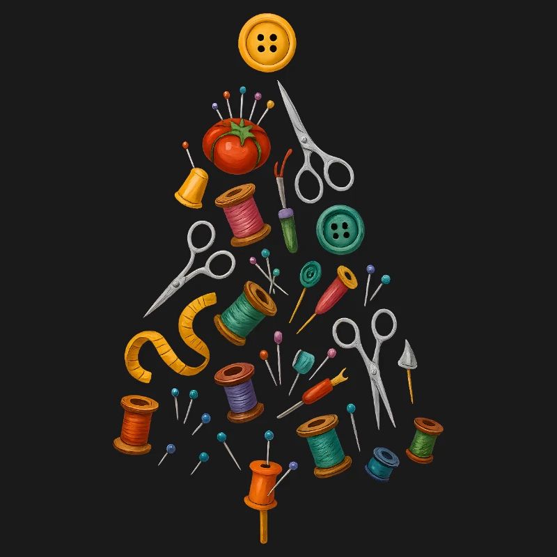 Couture Conception d’arbre de Noël
