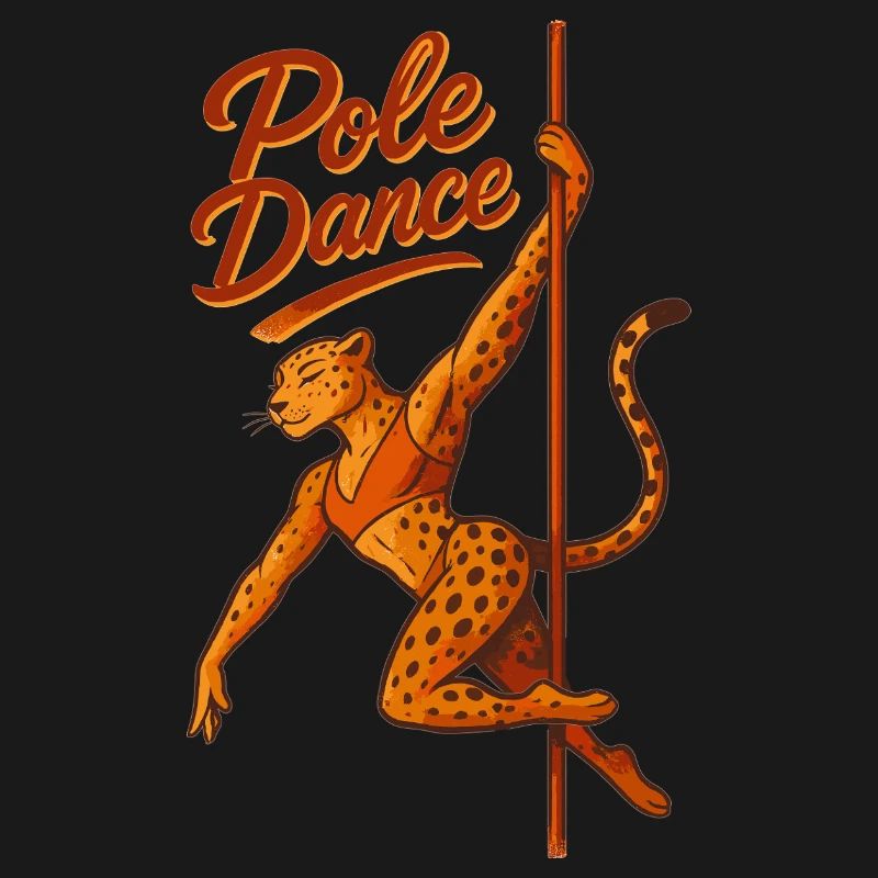 Pole Dance Leopard Pole Dancer Gift