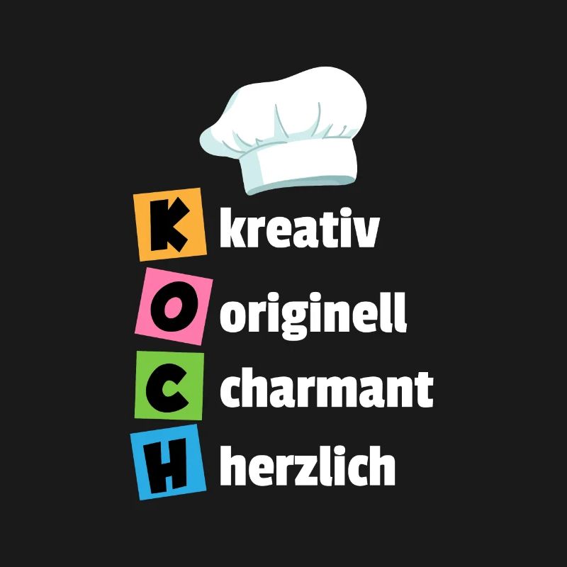 Chef - creative, original, charming, cordial