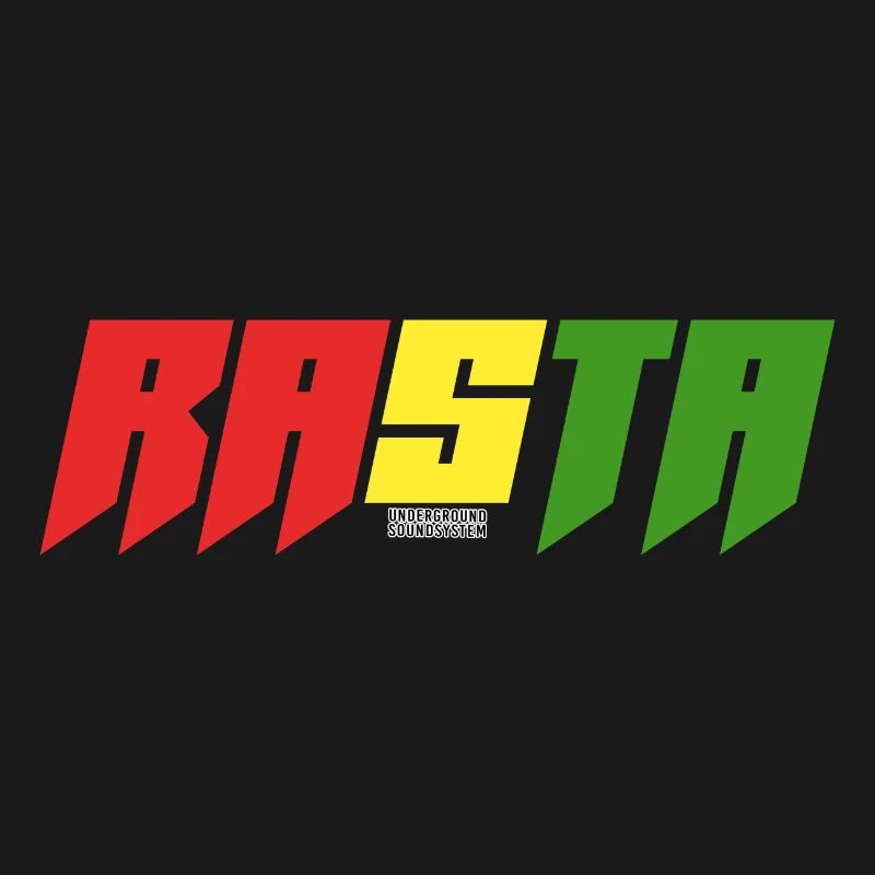 Rasta Farbblock Logo