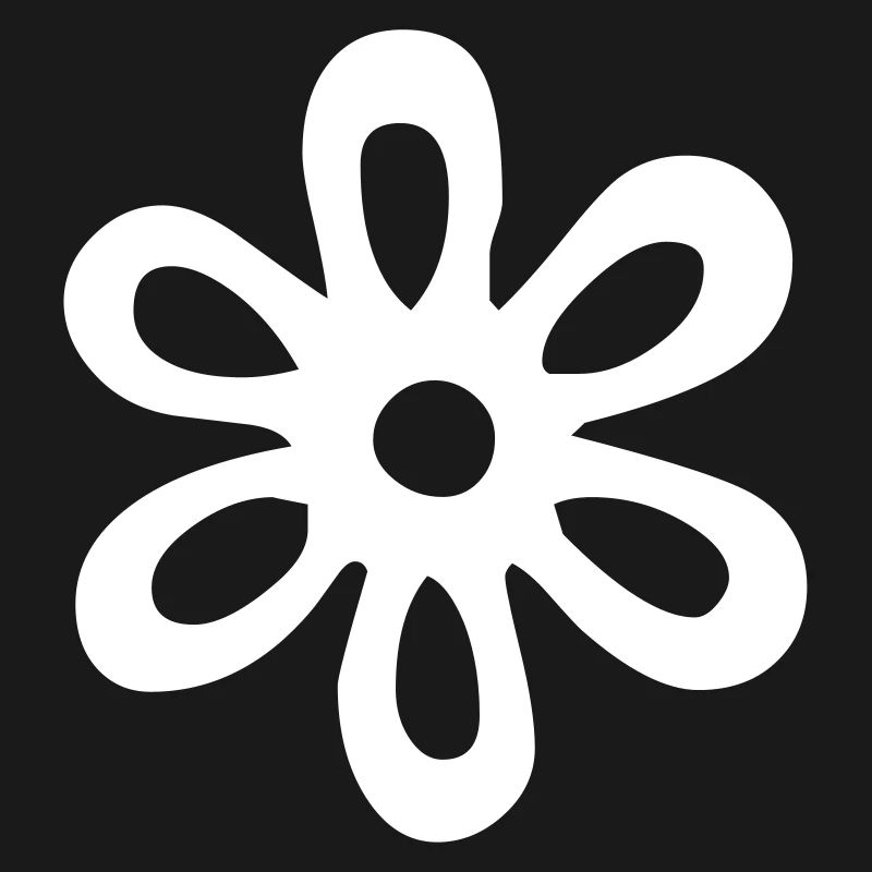 Ornament oder weisse Blume (Vectorgraphic)