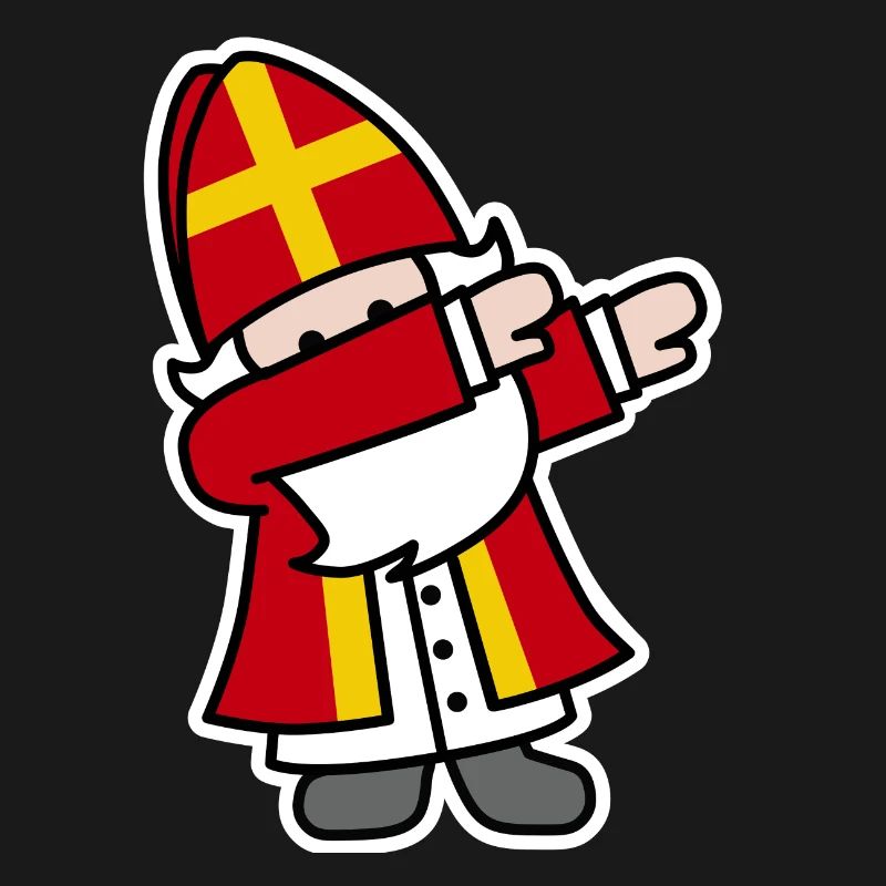 Sinterklaas Saint / Nicholas Dab Dabbing Sint Piet