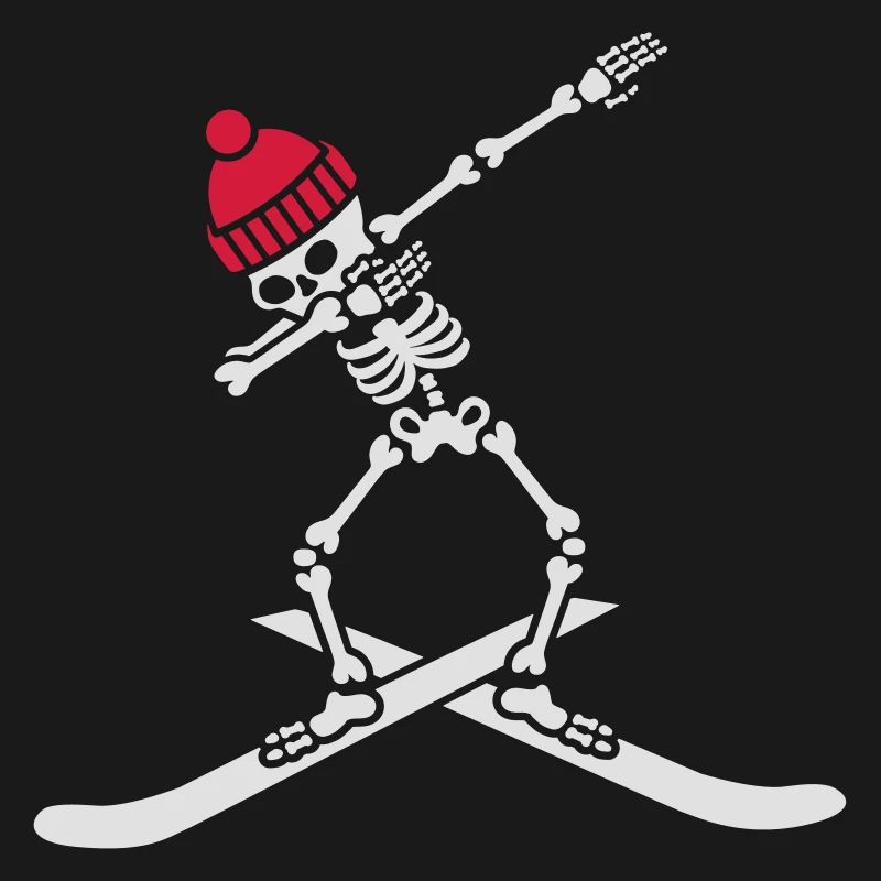 Dab dabbing skeleton ski skiing