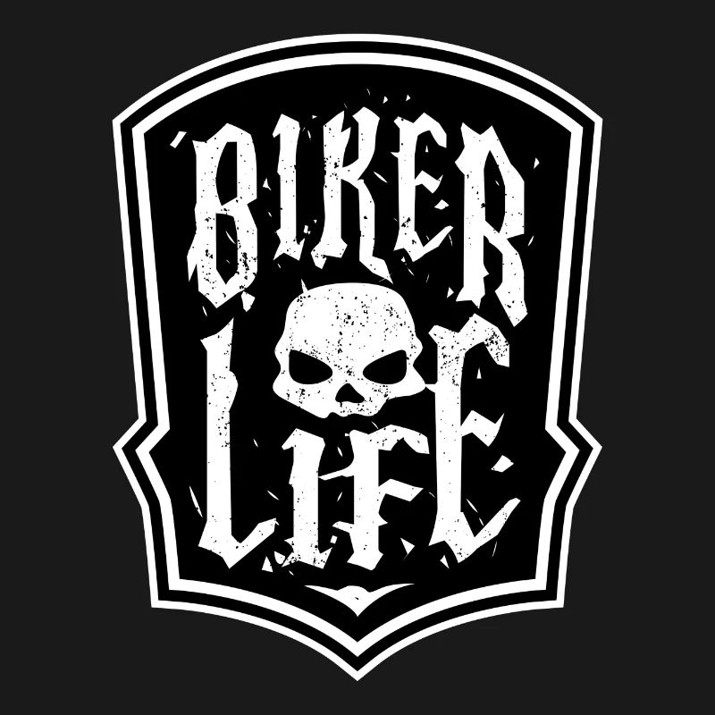 Motorcycle Biker Motorcycles Skull Statement
