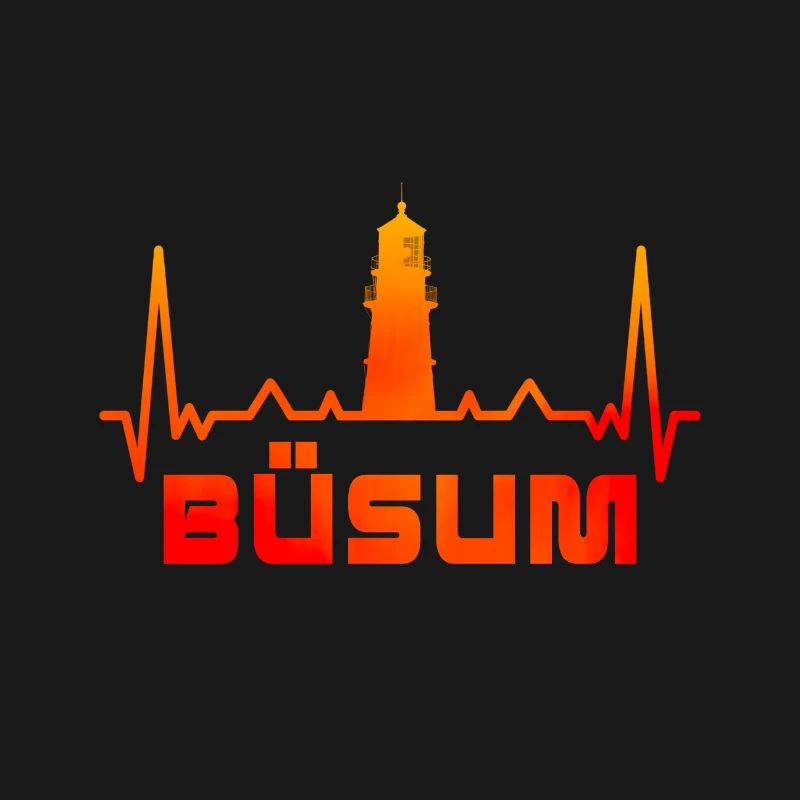 Büsum Lighthouse Design / Gift Idea
