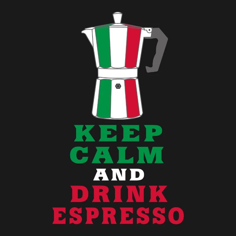 Keep Calm and Drink Espresso Design / Geschenkidee