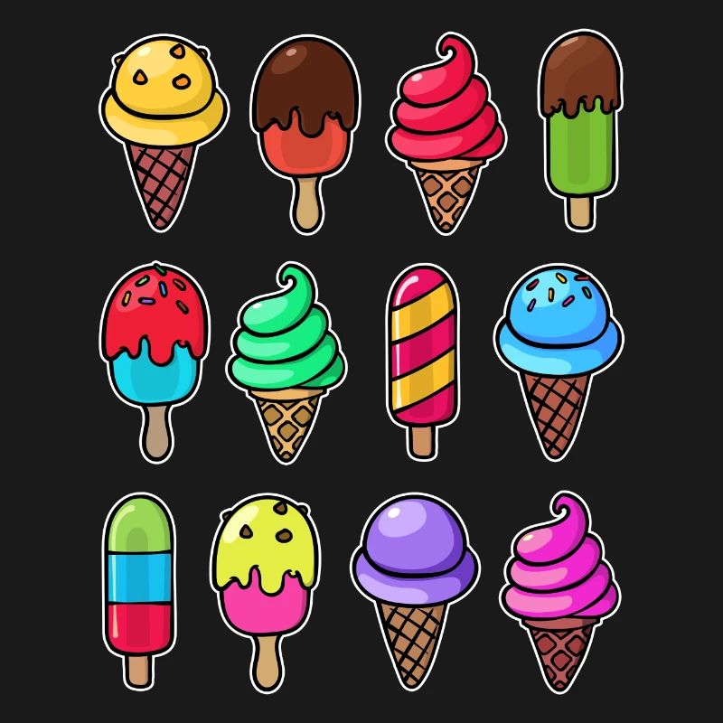 Glace Crème Glacée Snacking Summer Sun Vacation Chilling