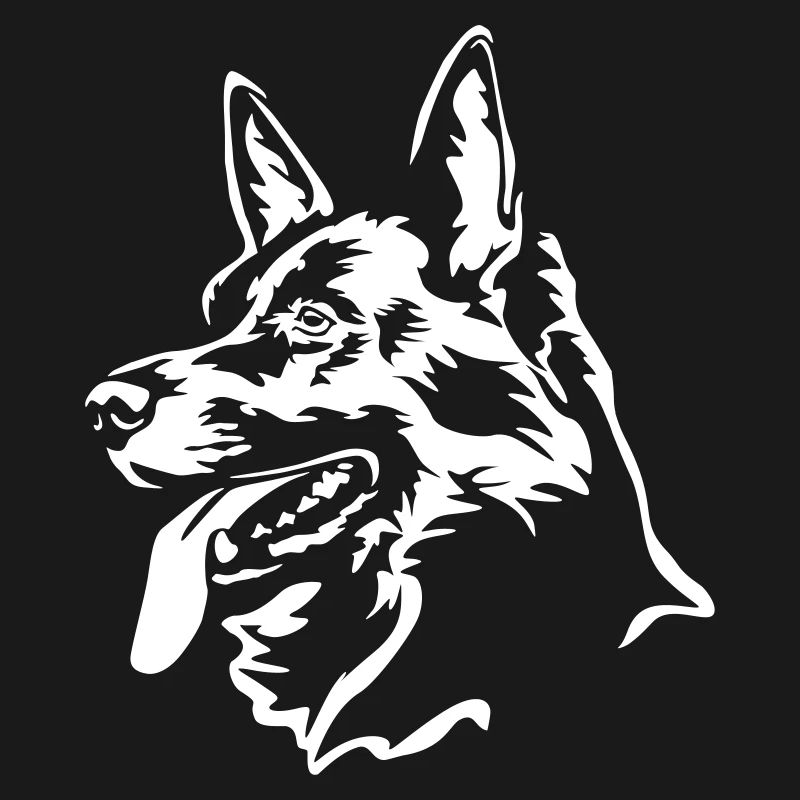 German ShepherdHead "Black Edition"