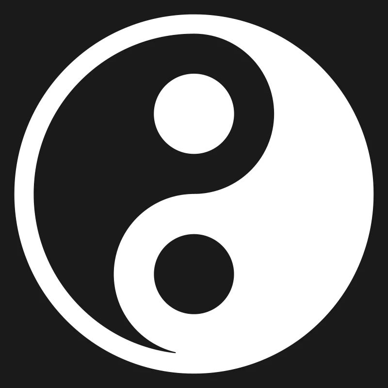 Yin Yang Vector Perfect Harmonic Personalize