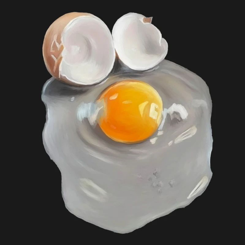 image d’oeuf en gris abstrait