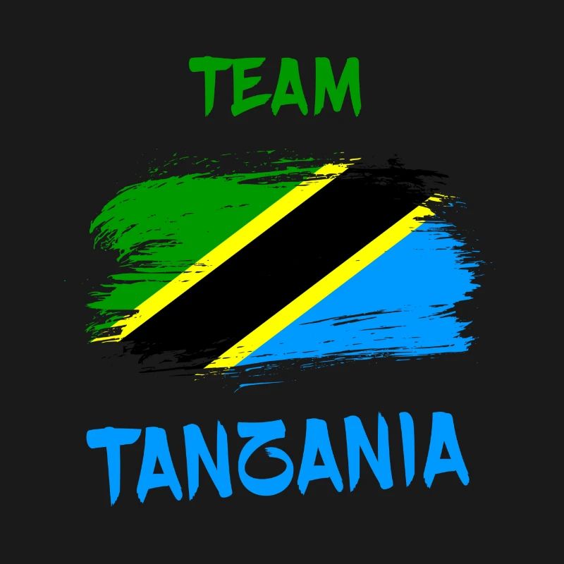Conception du drapeau de l’équipe tanzanienne