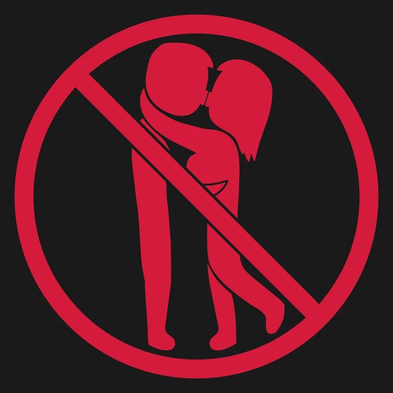 Signe interdit Baiser