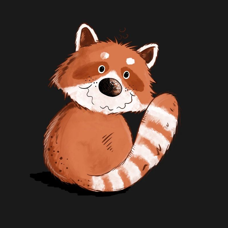 Droll Red Panda I Faune