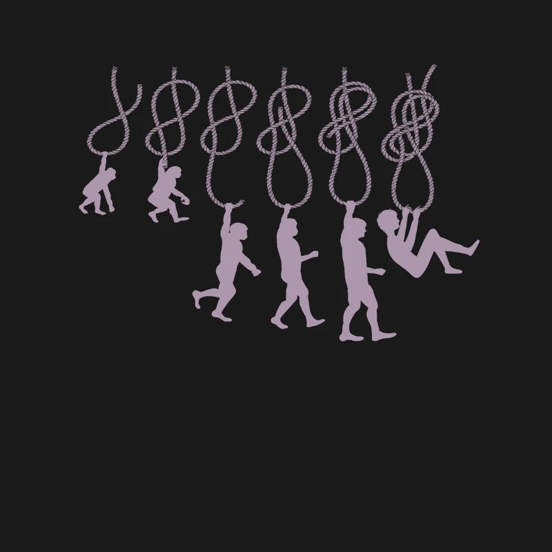 Evolution Klettern Kletterknoten Achter Knoten
