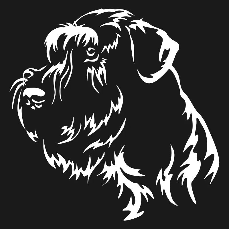 Tête de Schnauzer géant « Black Edition »