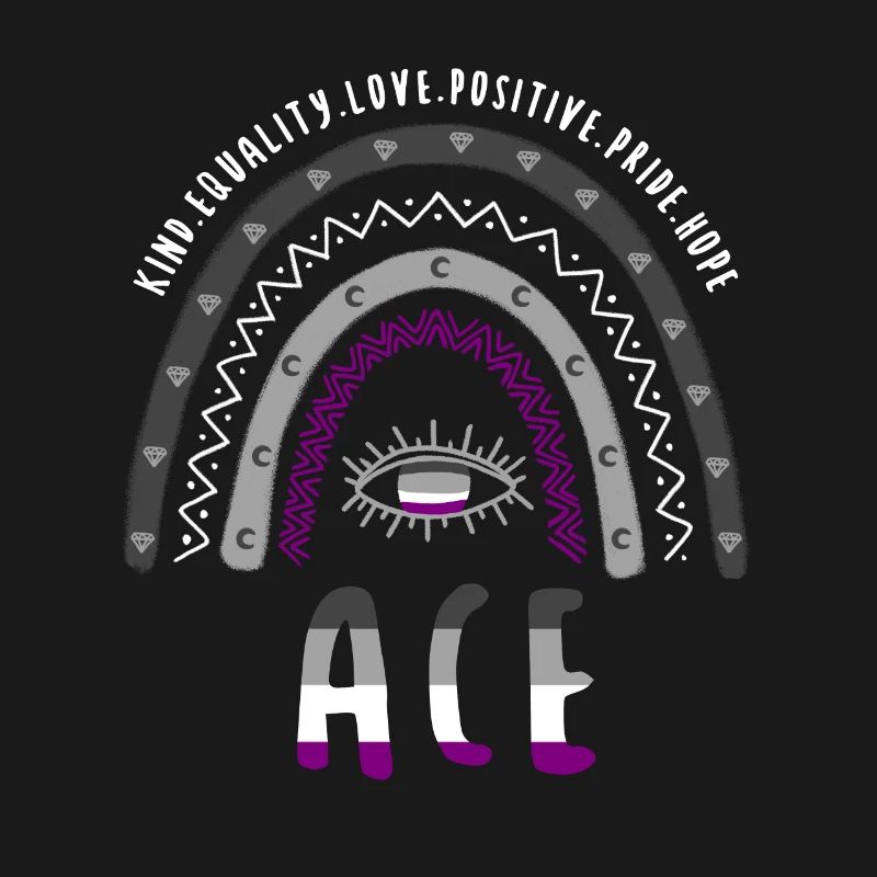 Boho Regenbogen Ace Pride