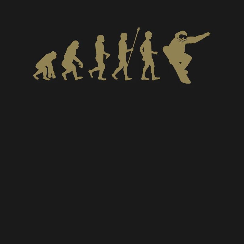 Snowboarder Evolution Geschenkidee