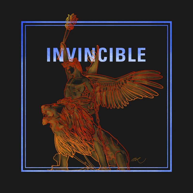 Invincible Angle with Lion