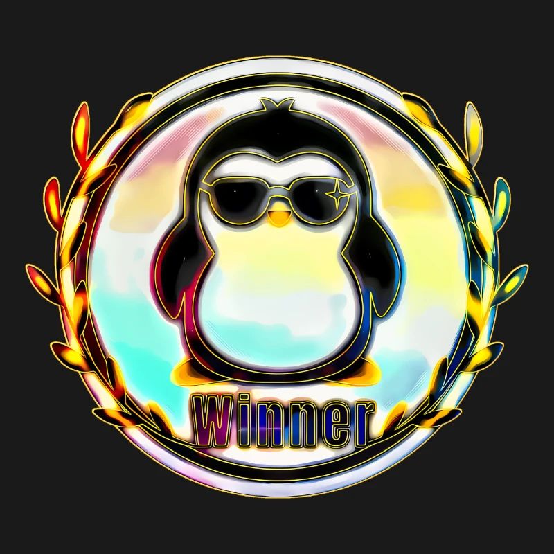 Sieger Pinguin Abzeichen