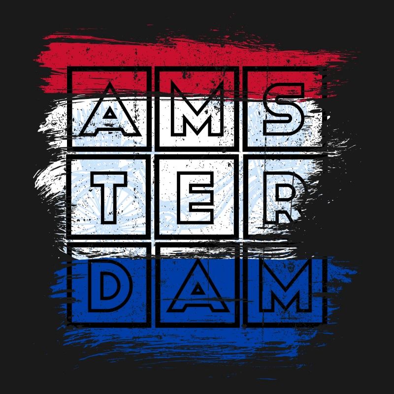 Drapeau Amsterdam Grid